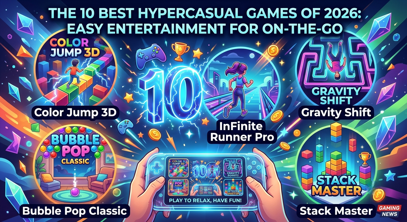 The 10 Best Hypercasual Games of 2026: Easy Entertainment for On-the-Go