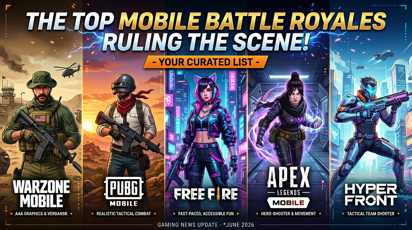 Top 5 Battle Royale Games Ruling the Mobile Scene in 2026