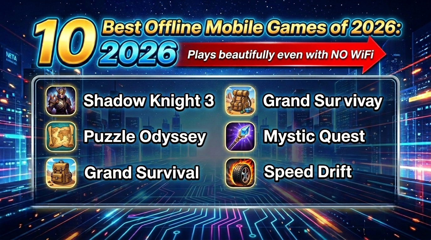 The 10 Best Offline Mobile Games of 2026: Entertainment Anywhere, Anytime